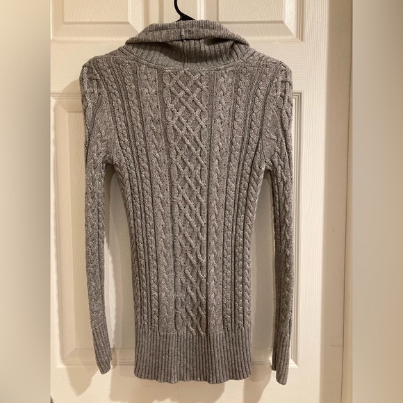 White House black market xxs silver sweater - Picture 2 of 2